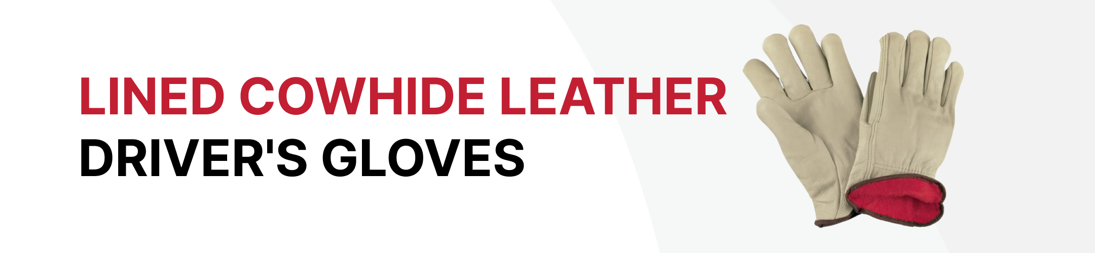 Lined Cowhide Driver's