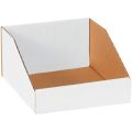 8 x 9 x 4 1/2" White Bin Boxes