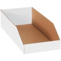 8 x 18 x 4 1/2" White Bin Boxes