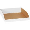 18 x 18 x 4 1/2" White Bin Boxes