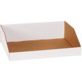 16 x 12 x 4 1/2" White Bin Boxes