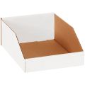 9 x 12 x 4 1/2" White Bin Boxes