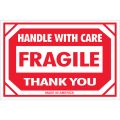 2 x 3" - "Fragile - Handle With Care" Labels