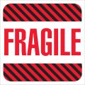 4 x 4" - "Fragile" Labels