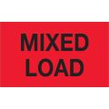 3 x 5" - "Mixed Load" (Fluorescent Red) Labels