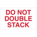 3 x 5" - "Do Not Double Stack" Labels