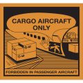 4 3/8 x 4 3/4" - "Cargo Aircraft Only" Labels