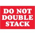 2 x 3" - "Do Not Double Stack" Labels