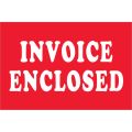 2 x 3" - "Invoice Enclosed" Labels