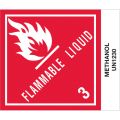 4 x 4 3/4" - "Methanol" Labels