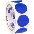 1 1/2" Dark Blue Inventory Circle Labels