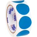 1 1/2" Light Blue Inventory Circle Labels