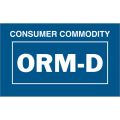 1 3/8 x 2 1/4" - "Consumer Commodity ORM-D" Labels