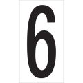 3 1/2" "6" Vinyl Warehouse Number Labels