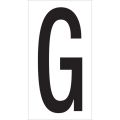 3 1/2" "G" Vinyl Warehouse Letter Labels