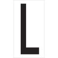 3 1/2" "L" Vinyl Warehouse Letter Labels