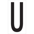 3 1/2" "U" Vinyl Warehouse Letter Labels