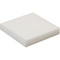 1 x 6 x 6" White Soft Foam Sheets