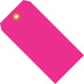 2 3/4 x 1 3/8" Fluorescent Pink 13 Pt. Shipping Tags