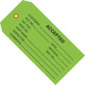 4 3/4 x 2 3/8" - "Accepted (Green)" Inspection Tags