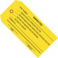 4 3/4 x 2 3/8" - "Inspected" Inspection Tags