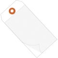 4 3/4 x 2 3/8" White Self-Laminating Tags