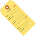 4 3/4 x 2 3/8" Yellow Repair Tags Consecutively Numbered - Pre-Wired