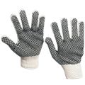 PVC Black Dot Knit Gloves - Xlarge