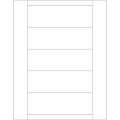 2 x 6" Plastic Label Holder Insert Cards