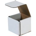 3 x 3 x 3" White Corrugated Mailers