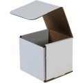 5 x 5 x 5" White Corrugated Mailers