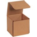 5" x 5" x 5" Kraft Corrugated Mailers