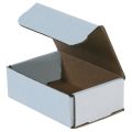 6 x 4 x 2" White Corrugated Mailers