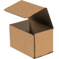 5" x 5" x 5" Kraft Corrugated Mailers