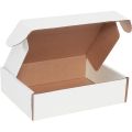 11 ⅛ x 8 ¾ x 3″ White Deluxe Literature Mailers