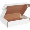 12 ⅛ x 9 ¼ x 3″ White Deluxe Literature Mailers