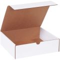 10 x 9 x 3″ White Literature Mailers