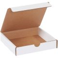 6 x 6 x 1 ¼″ White Literature Mailers