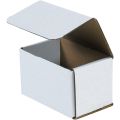 5 1/2 x 3 1/2 x 3 1/2" White Corrugated Mailers