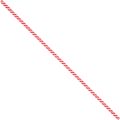 10 x 5/32" Red Candy Stripe Paper Twist Ties