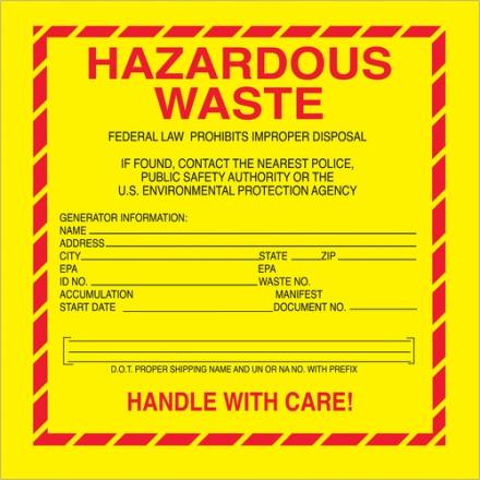 Category Waste Labels image